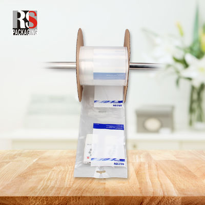Logo personnalisé Perforé LDPE Sacs pré-ouverts sur rouleau pour machines automatisées