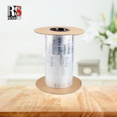 Ventilateur en PE plié, poly-sac automatique pré-ouvert sur rouleau, conception perforée antistatique