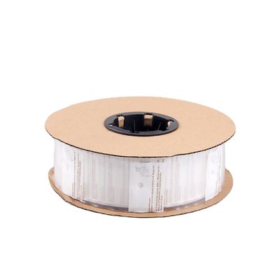 Impression couleur Sac d'emballage en plastique LDPE sur rouleau avec conception pliée à ventilateur perforé