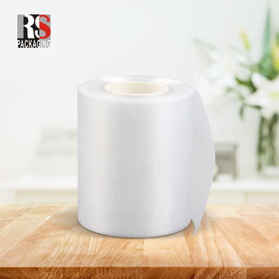 LDPE sac en plastique transparent pré-ouvert poly sur un rouleau côté coussinet sac d'auto pour les vêtements