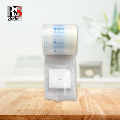 Sacs en plastique transparent pré-ouverts poly sur un rouleau sac automatique gravure Impression personnalisée LOGO