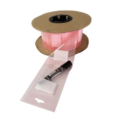 2 pouces mini pré-ouverts sacs d'auto en rouleau LDPE poly petit sac d'emballage en plastique