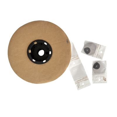 Ventilateur plié Perforé LDPE Poly Sacs sur un rouleau Sacs automobiles Pour chaussures Vêtements