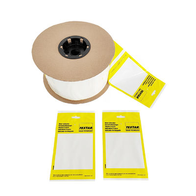 8X10&quot; 2 Mil White Back Pre-ouvert Poly Bags sur un rouleau perforé pour une distribution facile