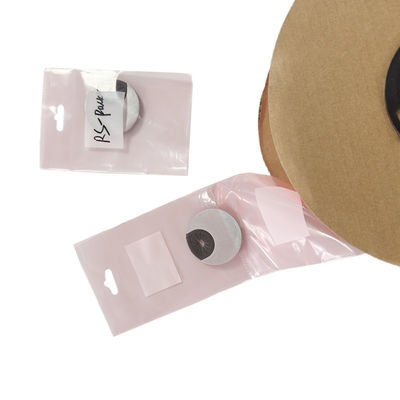 Sacs en poly rose pré-ouverts sur rouleau personnalisés pour l'emballage d'accessoires électroniques