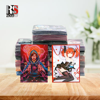 Estampage à chaud Yugioh MTG Manches de cartes PP Cartes de trading Cartes de sport Protecteur