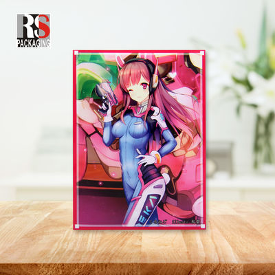 66x91 Manches de cartes de trading imprimées en couleur cadeau PP TCG Protecteurs de cartes dures