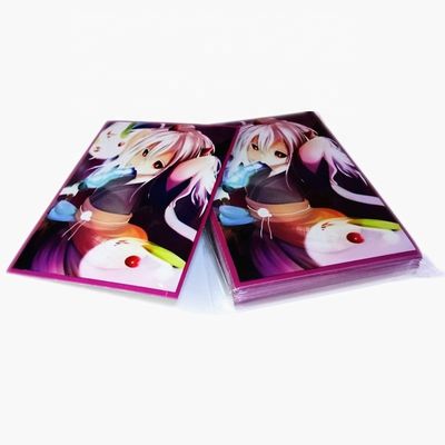 Autres cadeaux artisanaux personnalisés commerciaux Manches de cartes en plastique transparent avec un design spécial unique