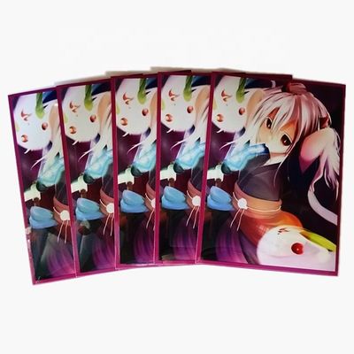 Autres cadeaux artisanaux personnalisés commerciaux Manches de cartes en plastique transparent avec un design spécial unique