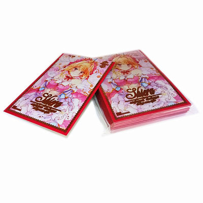 Tabletop plastique anime jeu protecteur de carte Manches Taille personnalisée et logo imprimé