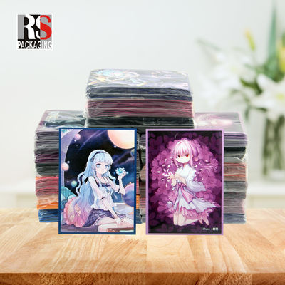 Tabletop plastique anime jeu protecteur de carte Manches Taille personnalisée et logo imprimé
