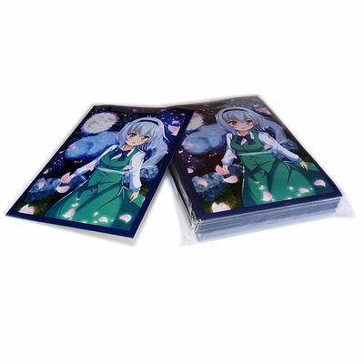 Protecteur de carte personnalisé transparent Manches Hologramme OPP Protecteurs de carte de visite en plastique