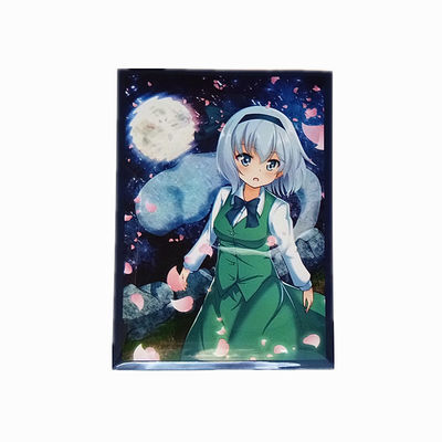 Protecteur de carte personnalisé transparent Manches Hologramme OPP Protecteurs de carte de visite en plastique