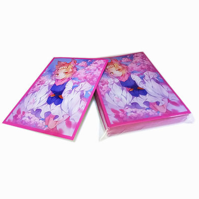 Protecteurs de cartes de jeu mat multicolores PP Carte de visite Manche protectrice