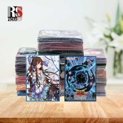 Protecteurs de cartes de jeu mat multicolores PP Carte de visite Manche protectrice