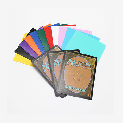 50 / 60 / 100 Pcs Manches de carte noire Toploaders Pour les cartes de trading