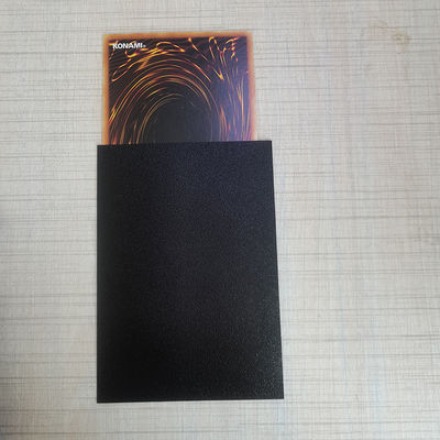 50 / 60 / 100 Pcs Manches de carte noire Toploaders Pour les cartes de trading