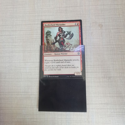 50 / 60 / 100 Pcs Manches de carte noire Toploaders Pour les cartes de trading