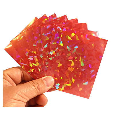 Protègeur de carte de trading en plastique en PP, couvertures holographiques laser pour YUGIOH
