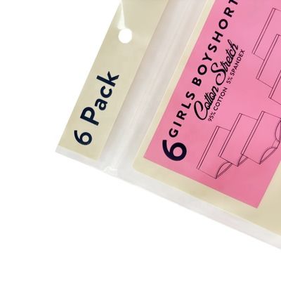 Sacs à fermeture à glissière imprimés sur mesure en PET / CPP Sacs d'emballage en plastique pour vêtements et chaussures