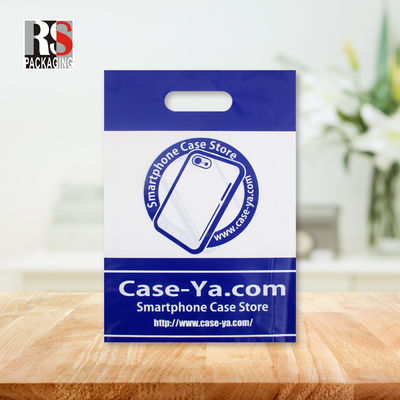 Boutique sac poly plastique lourd de service coupe à découpe patch manche sac de magasinage