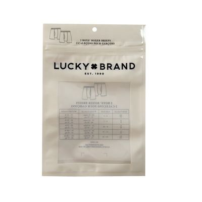 PET / VMPET / CPP Fermeture à glissière poly imprimé sac pour bikini / bas de soie / chaussettes emballage