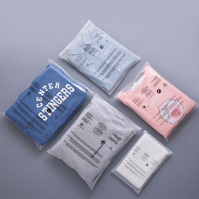 CPE / PE / PPE poly sac imprimé étanche à l'humidité Mylar gelé Zip Lock sacs pour les vêtements