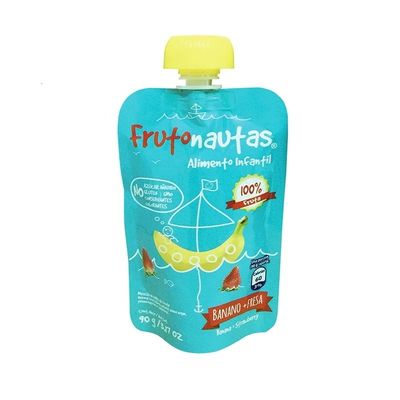 Sacoche à bouchon BAP gratuit sac d'emballage de nourriture pour bébés jus liquide boisson sacoche avec bouchon à vis