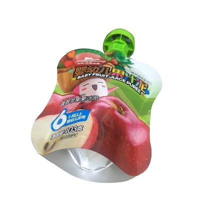 Sacoche à bouchon BAP gratuit sac d'emballage de nourriture pour bébés jus liquide boisson sacoche avec bouchon à vis