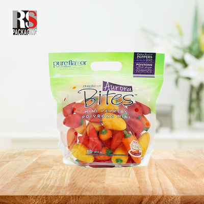 CPP OPP Polyéthylène micro perforé fermeture à glissière sac en plastique pour les légumes frais