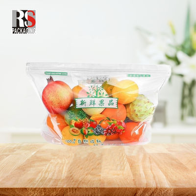 CPP OPP Polyéthylène micro perforé fermeture à glissière sac en plastique pour les légumes frais