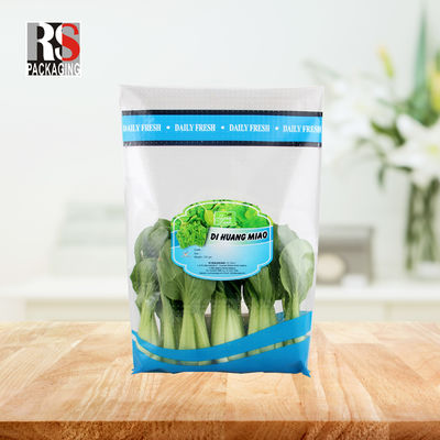 CPP OPP Polyéthylène micro perforé fermeture à glissière sac en plastique pour les légumes frais