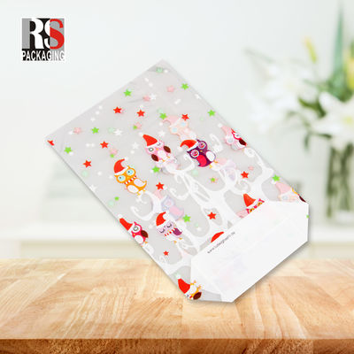 Impression personnalisée de sacs en plastique carrés en bas pour emballage de café et de thé