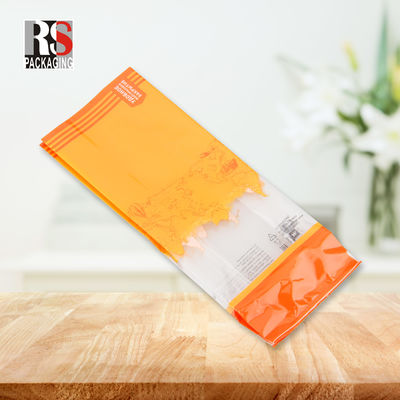 Micro-perforé sac à pain en wicket logo personnalisé imprimé sac de fond carré pour l'emballage de boulangerie