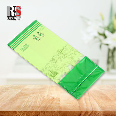Micro-perforé sac à pain en wicket logo personnalisé imprimé sac de fond carré pour l'emballage de boulangerie