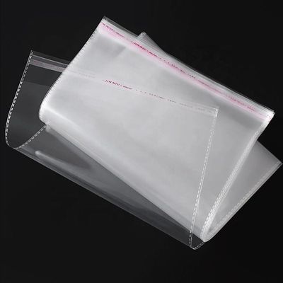 Sac poly OPP pratique sac en plastique Opp transparent avec bande auto-adhésive
