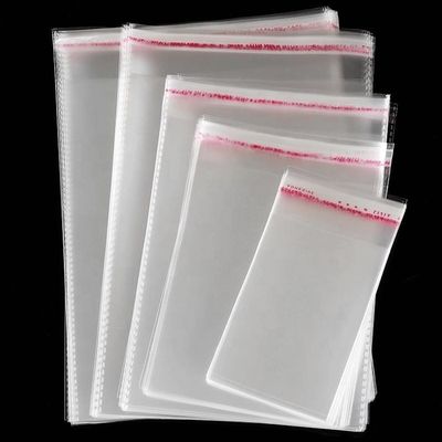Sac poly OPP pratique sac en plastique Opp transparent avec bande auto-adhésive