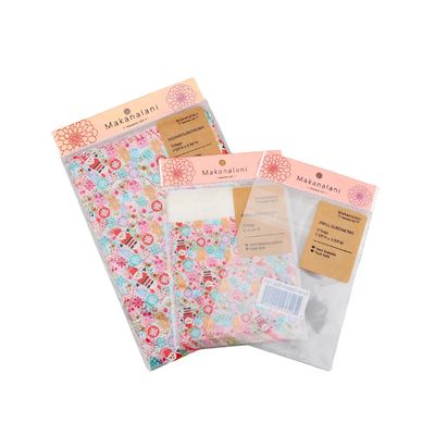 Hang Top Clear Recouvreur de cello Opp Header Sac Pour les bijoux cadeau Taille personnalisée