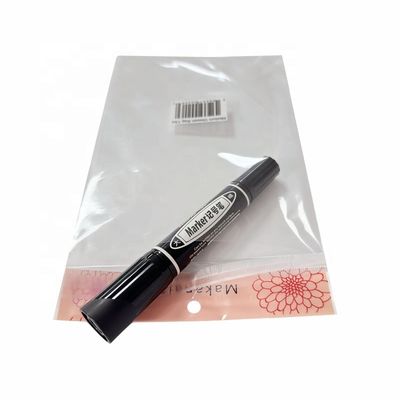 Hang Top Clear Recouvreur de cello Opp Header Sac Pour les bijoux cadeau Taille personnalisée