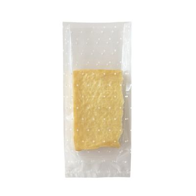 Chocolat emballé Opp Header sac auto-adhésif Sceau clair OPP sac de violoncelle pour collations