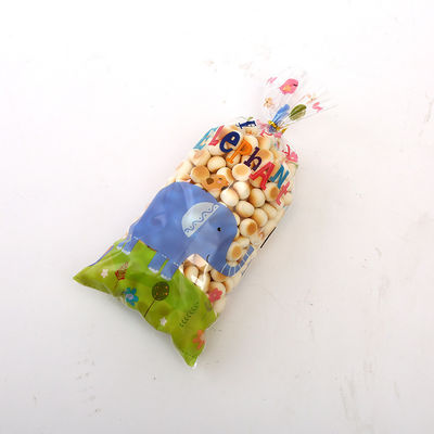 Sac en plastique Bopp poly sac de fête d'anniversaire sac de butin pour les bonbons emballage de gelée gommée