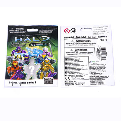 Commande personnalisée acceptée Impression Sac en plastique fermeture à glissière pour emballage de briques de jouets
