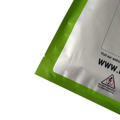 Emballage à bande lumineuse LED en papier d'aluminium personnalisé Sac à fermeture à glissière antistatique avec entailles déchirantes