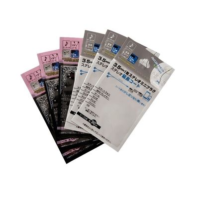 Emballage de lignes de câbles Clear Stand Up Sac fermeture à glissière étanche à l'humidité Pour l'emballage du câble USB