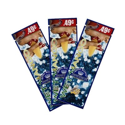 Commande personnalisée Acceptée Fermeture à glissière Récloser en plastique Enveloppes de cigare à fumer Avec impression personnalisée
