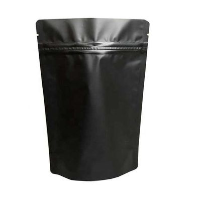 Sac à fermeture à glissière en papier d'aluminium d'argent scellé par la chaleur pour le stockage alimentaire