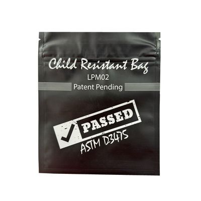 Matériau à toucher doux Emballage de fleurs sèches Fermeture à glissière Sac en papier Mylar 3,5 g 7 g