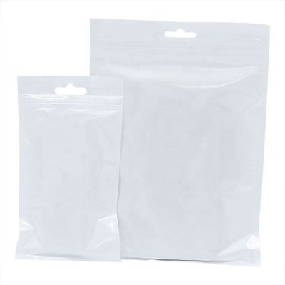 Emballages électroniques Sacs en plastique à fermeture à glissière à l'avant transparents, constitués de matériaux OPP / CPP