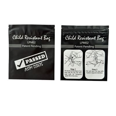 Sacoche anti-enfant en plastique imprimé sur mesure MOPP / VMPET / PE pour emballage de biscuits anti-odeur