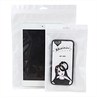 Sac à sacs en plastique transparent et brillant pour boîtier de téléphone portable et câbles USB